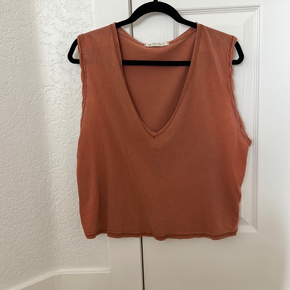 We the free orange tank